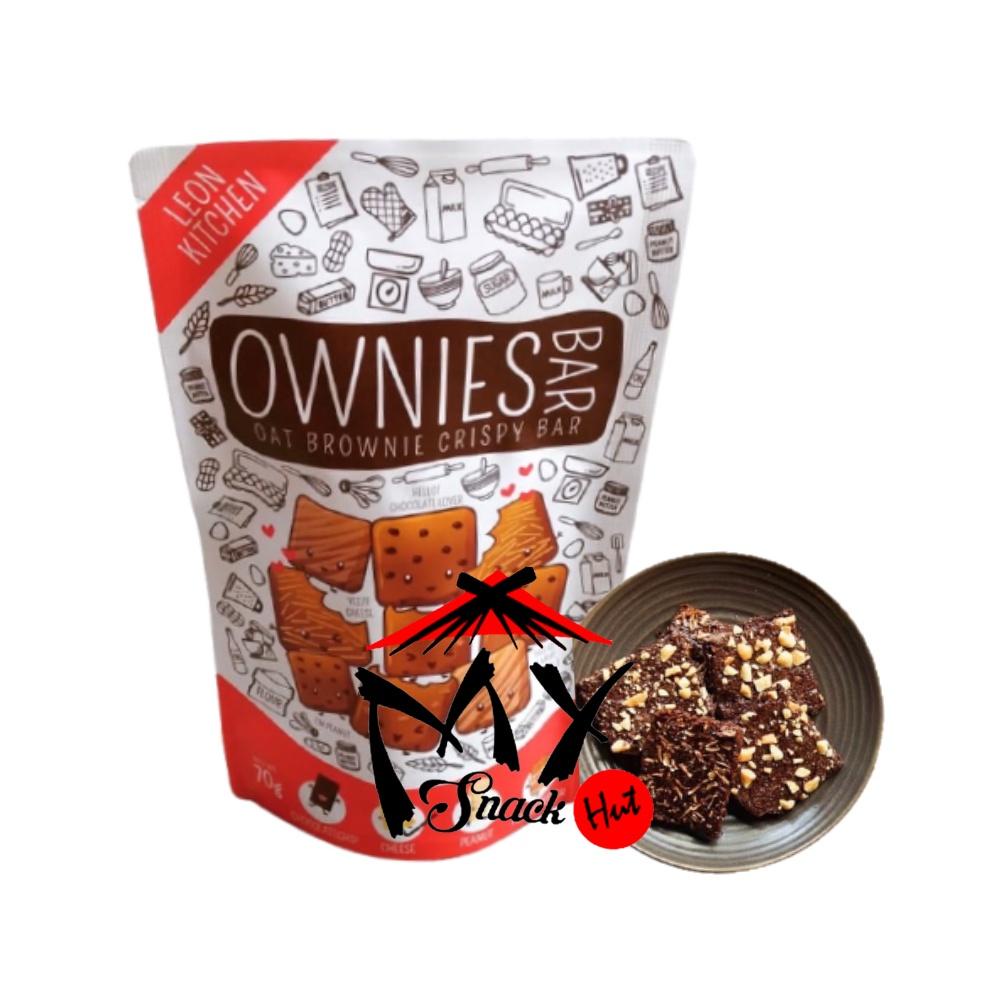 

OWNIES BAR 70GR - OAT BROWNIE KRISPI CRACKER - BROWNIES CRISPY BAR TIPIS COKELAT COKLAT KEJU CHEESE TIPKER Berkualitas