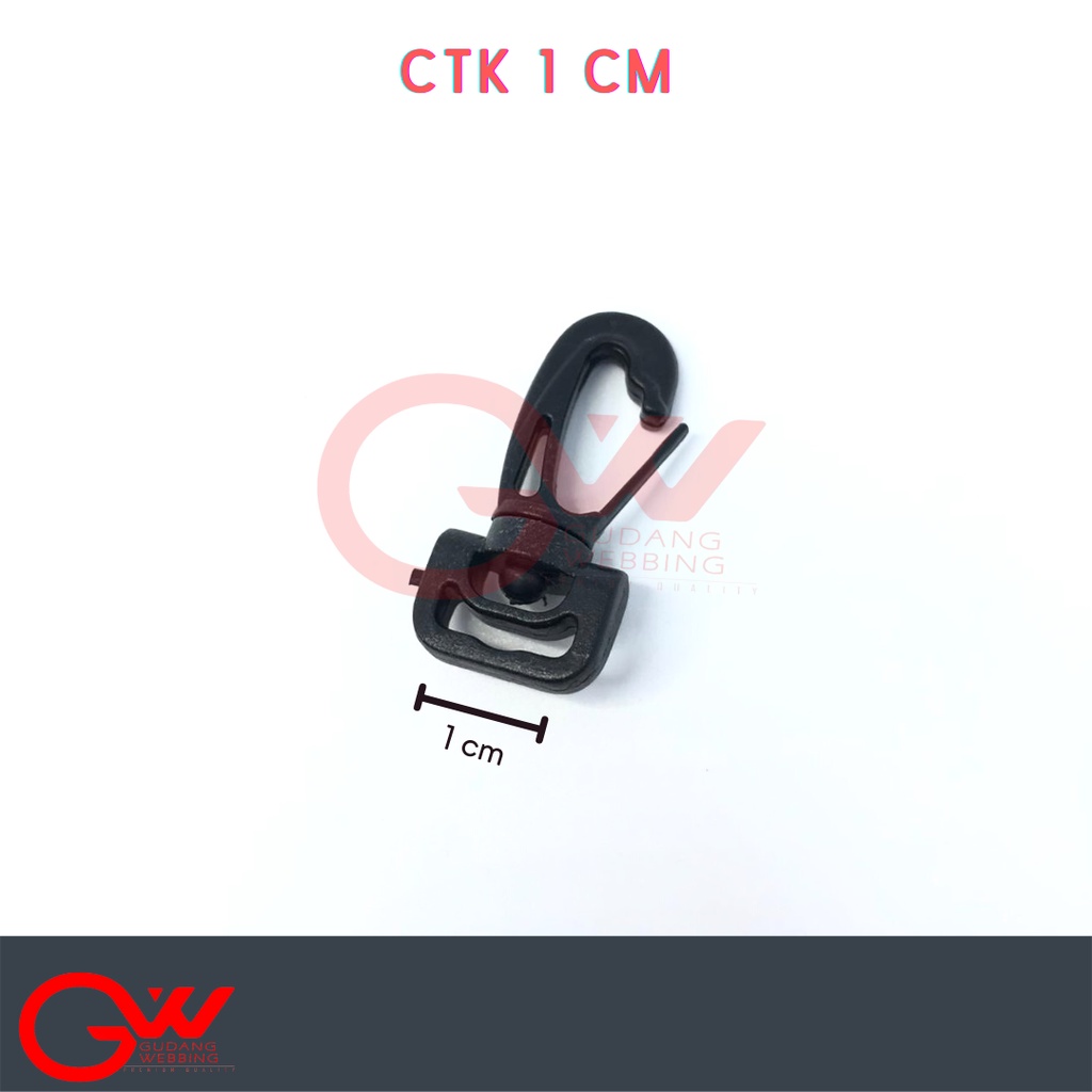 KEW - KEW / KAIT PLASTIK ACETL / PENGAIT 1 CM / CTK 1,0 CM ACT