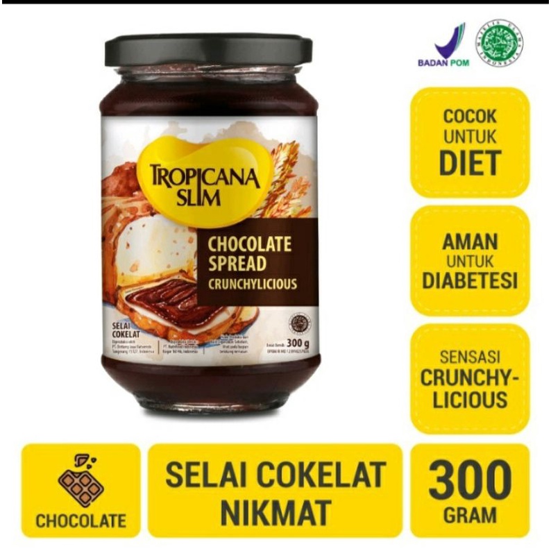 

tropicana slim spread chocholate 300 gr