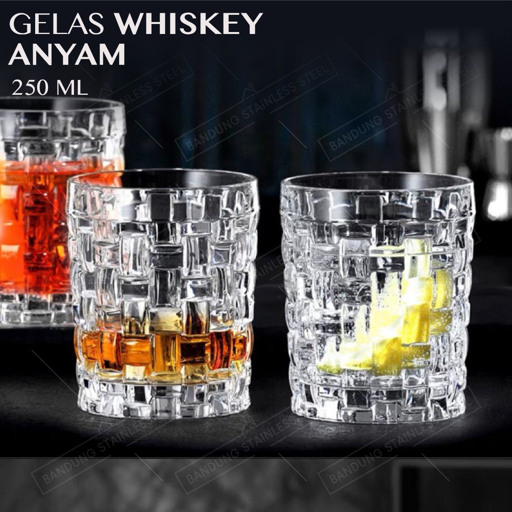 gelas whiskey 250ml beer bir vodka kaca cangkir old fashioned coktail air minum