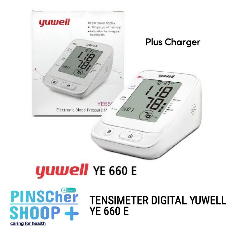 Tensimeter Digital Yuwell YE 660 E Alat Ukur Tekanan Darah