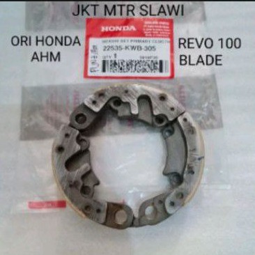 22535-KWB-305 kampas ganda weight set primary cluth blade dan revo 100 ori honda