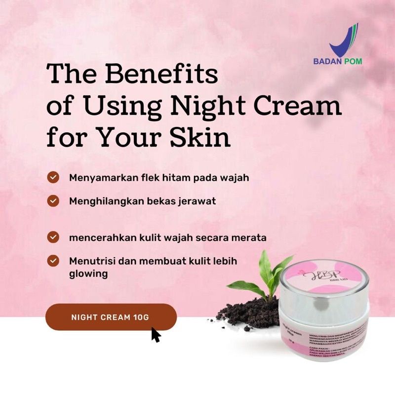 cream malam HBp BERBIE SKINCARE