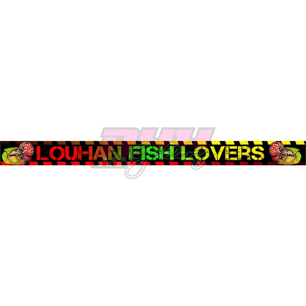 STIKER HIASAN AQUARIUM PEACOK BASS PBASS AREA PREDATOR FISH LOUHAN LOVERS OSCAR PECINTA IKAN PREDATOR AWAS IKAN GALAK PREMIUM QUALITY