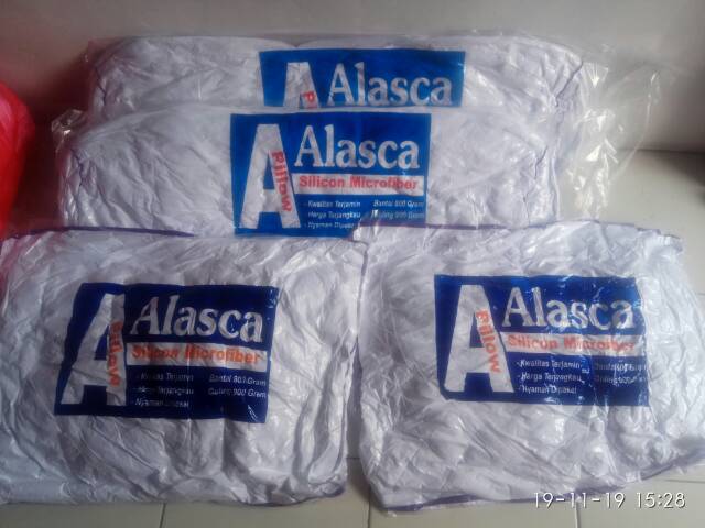 (RS)Bantal atau guling alasca 1 pcs  by brendis ( harga 1 pcs)