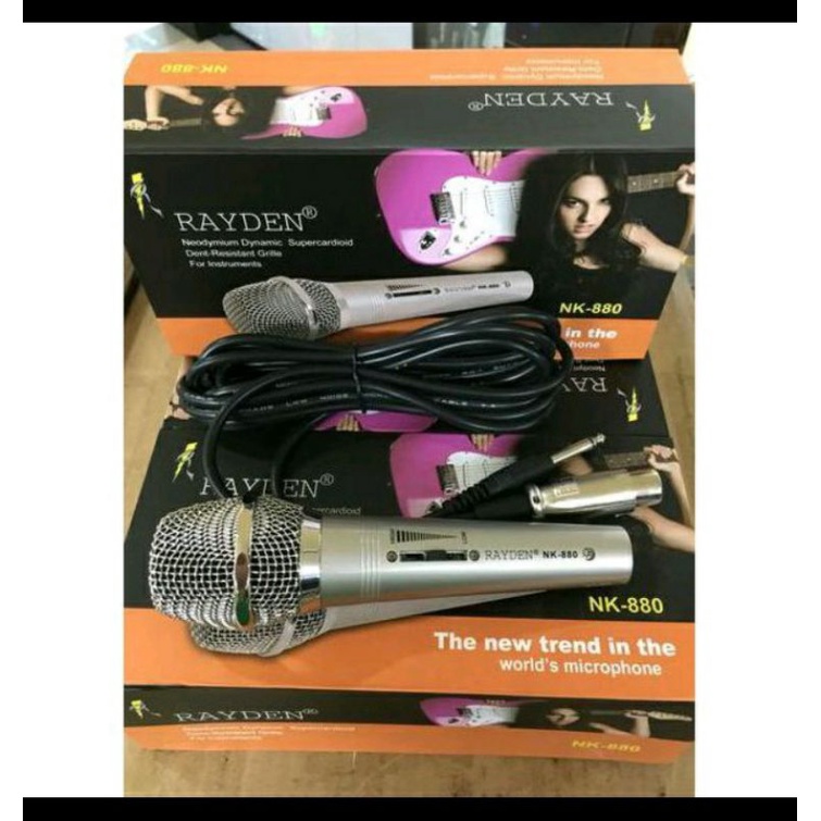Super promo ⁑➸ mic kabel rayden nk-880 diskon khusus hari ini