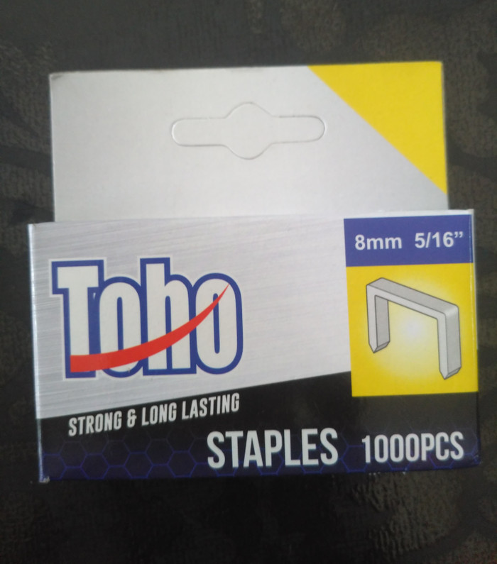 

Isi Staples Stapler TOHO 8 mm / Refill Air Stapler Nailer Isi Staples