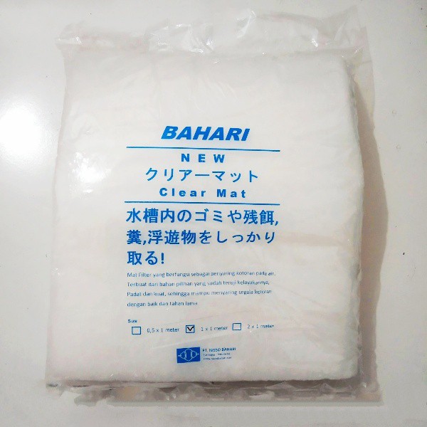 Kapas Busa Bahari 1x1 Meter Media Filter Aquarium Akuarium Kolam 1 1 m