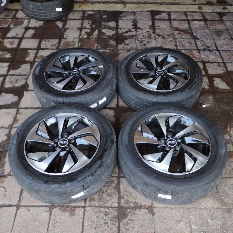 VELG BEKAS ORIGINAL COPOTAN MOBIL CRV TURBO RING 18 + BAN SEKEN