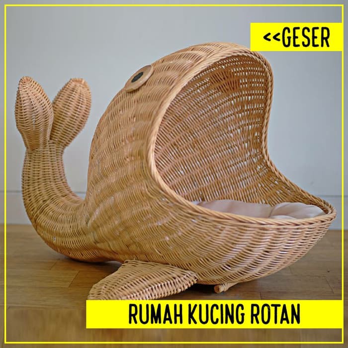 Toppu Made Rumah Kucing Natural  Shopee Indonesia