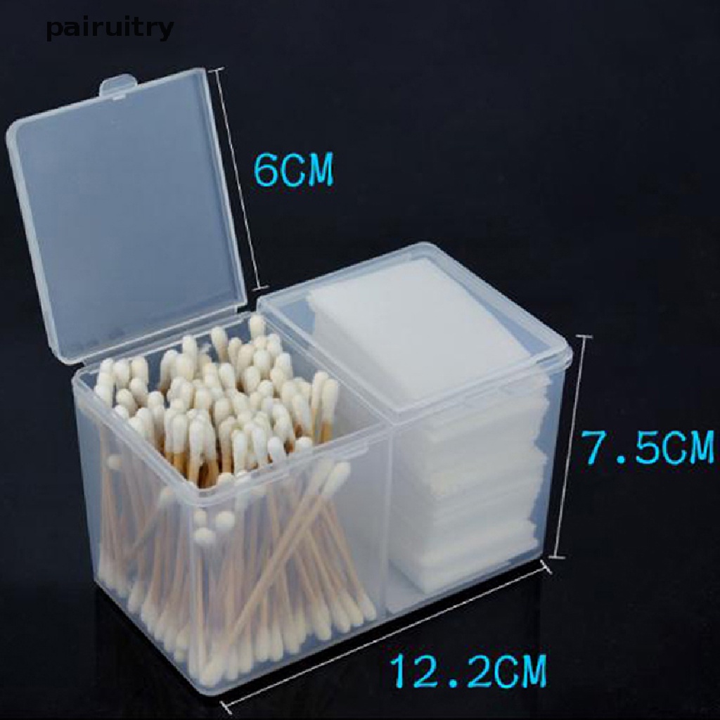 Prt Kotak Penyimpanan Cotton Bud Kosong Portable PRT