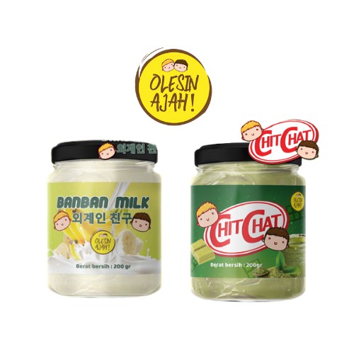 

Promo OlesinAjah Selai Ban Ban Milk 200Gr + Chit Chat200Gr