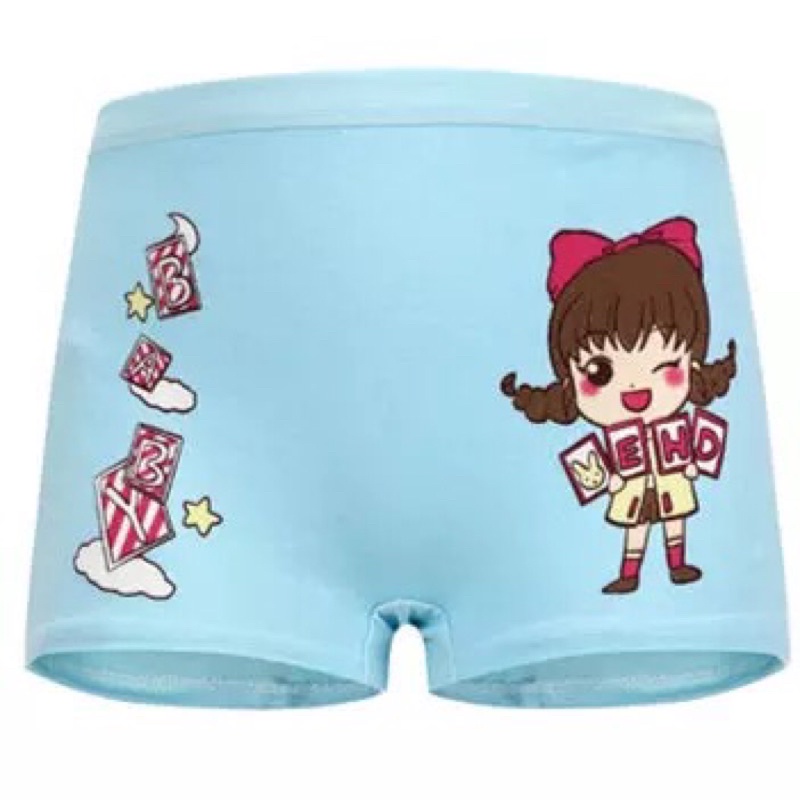 Celana Dalam Boxer Anak Perempuan Bahan Katun Import isi 4 in 1 Set Celana Dalam Anak Segiempat Bahan Katun Celana Dalam Anak Perempuan Murah Kolor Anak Cewe