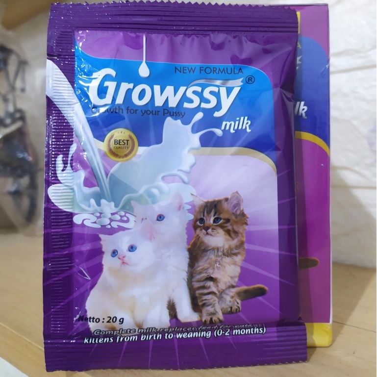 Susu Kucing Growsy susu untuk anak kucing dan kucing dewasa
