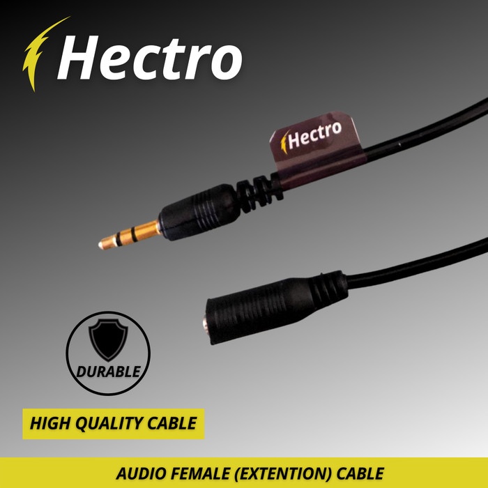 HECTRO Kabel Perpanjangan Audio MALE - FEMALE (EXTENTION) -Gold Plated