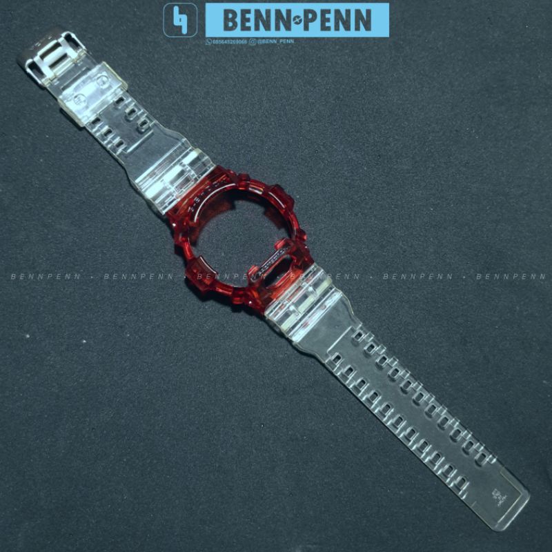 BNB G SHOCK G 8900 BEZEL STRAP JAM TANGAN CASIO G SHOCK RED CLEAR