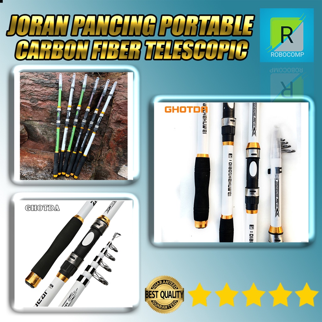 Joran Pancing Portable Carbon Fiber Telescopic - CF3000 - White