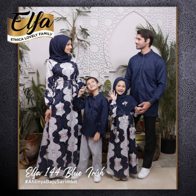 SARIMBIT ETHICA ELFA 144 BLUE IRISH (KAGUMI 164, KAGUMI KIDS 63, KAHFI 125, KAHFI KIDS 97)