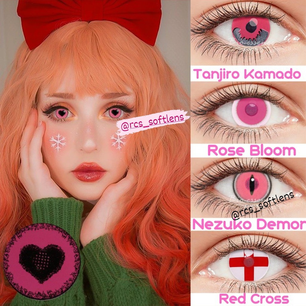 RCS ✅ - NEW~ Softlens Cosplay halloween pink series 02