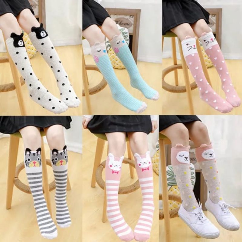 Kaos kaki anak cewek panjang selutut / Kaos kaki anak perempuan