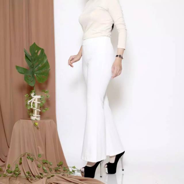 XL-XXXXL Celana Cutbray Palazzo Wanita Highwaist Casual Cutbray PREMIUM JUMBO