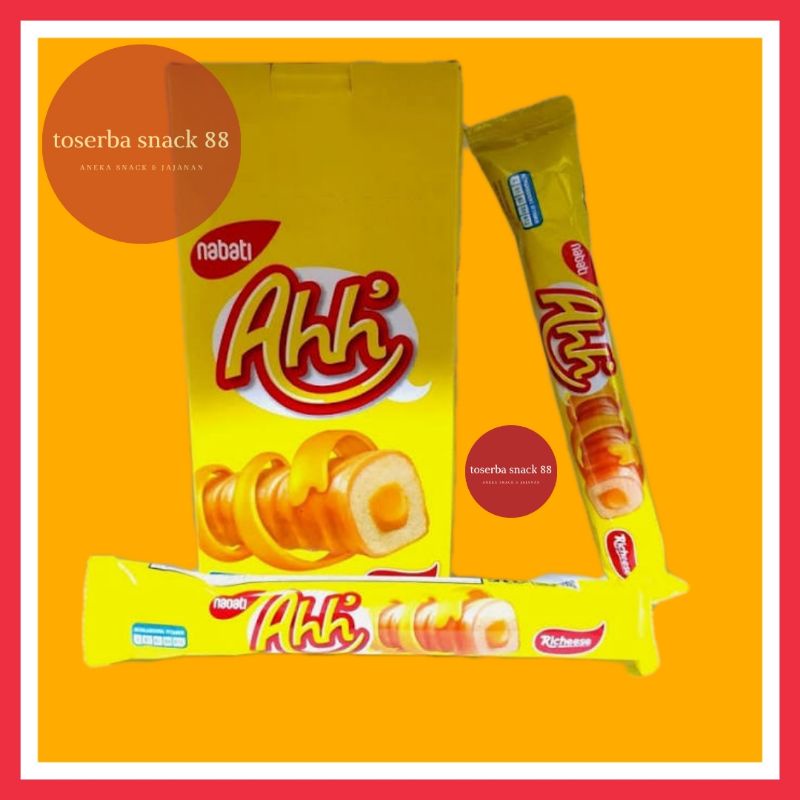 

NABATI Ahh/Richeese Stik Bite (15 gram × 10 pcs)