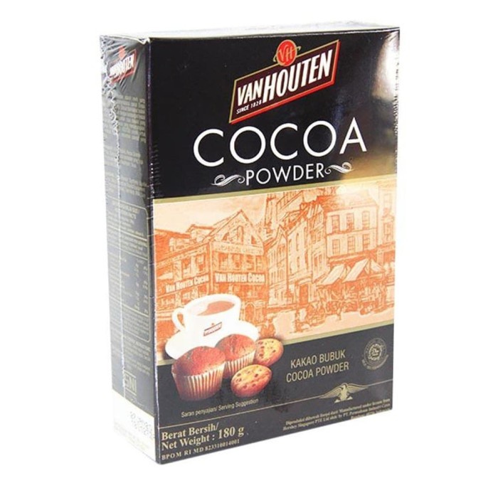 

Ht662D Van Houten Cocoa Powder 180 Gram / Cocoa Powder Bubuk Coklat Bubuk Ht5H