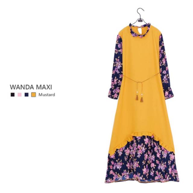 Wanda maxi drees outfit hijab