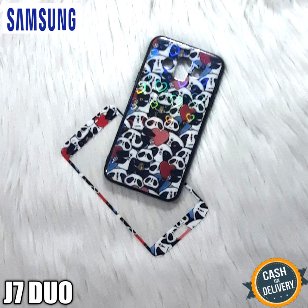 Softcase Samsung J7 Duo Case Hp Casing Hp + Tempered Glass