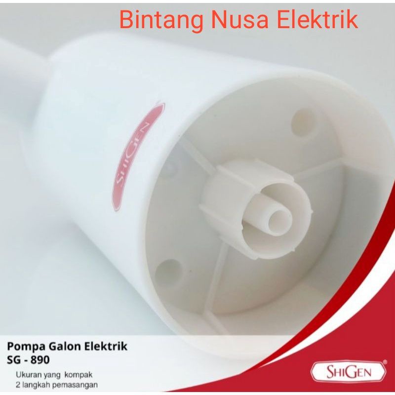 Shigen SG-890 Pompa Galon Elektrik/ Pompa Aqua Elektrik/ Penyedot Galon Elektrik/ Penyedot Air Elektrik