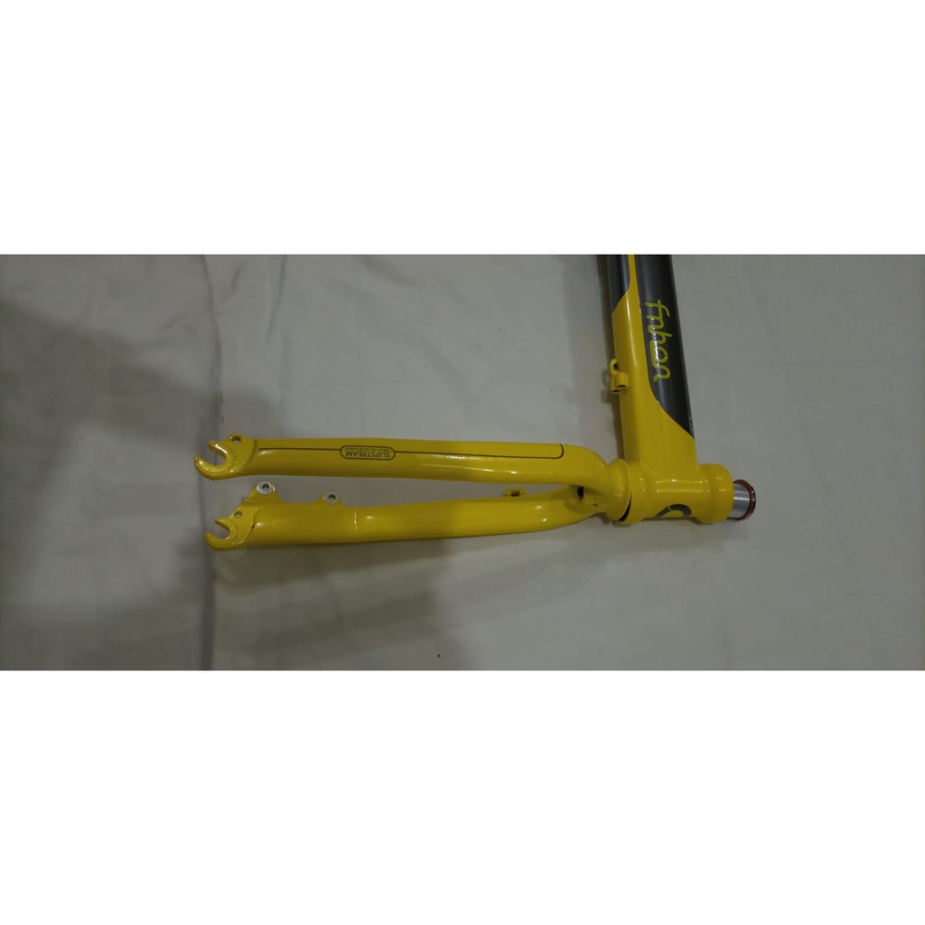 Frame fork FNHON Storm Yellow Grey Kuning Abu abu Metalic sepeda Discbrake disc brake Db not Gust