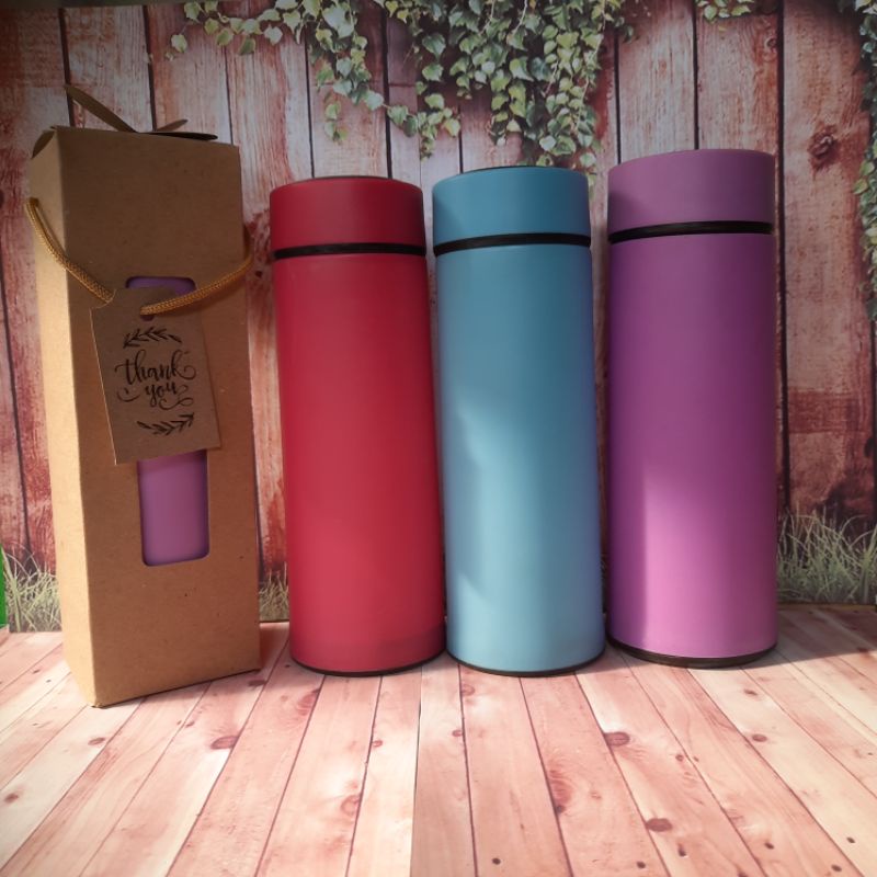 botol tumbler polos kemas box rustic