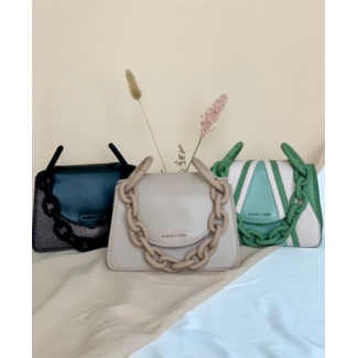 TAS | BAG | WANITA | CNK CK CHUNKY CHAIN LINK SLINGBAG ORI PREMIUM IMPORT