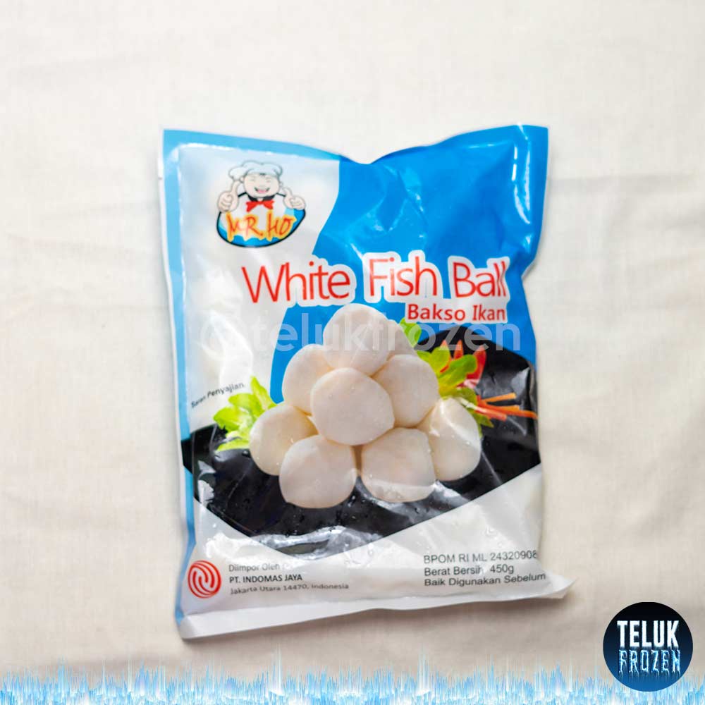 Jual white fish ball mr ho 450gr bakso ikan 450 gram fishball shabu ...