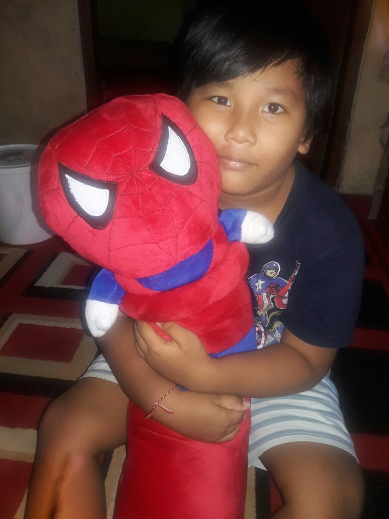 Guling Spiderman 70cm/guling Karakter/guling Superhero/guling Avanger/guling Boneka