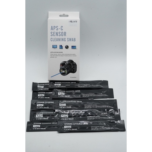 M4/3 CCD CMOS Kamera Sensor Cleaning Swabs 12mm 10pcs Swab Cleaning Kit for MFT Lumix Olympus Sensor