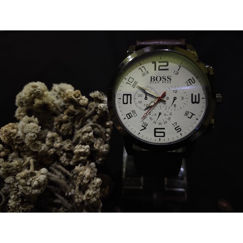 Jam Tangan Pria // BOSS // FREE BOX