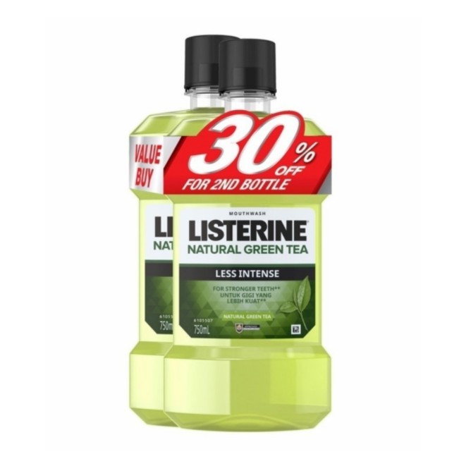 Listerine Green Tea 750ml x 2 (Twinpack)