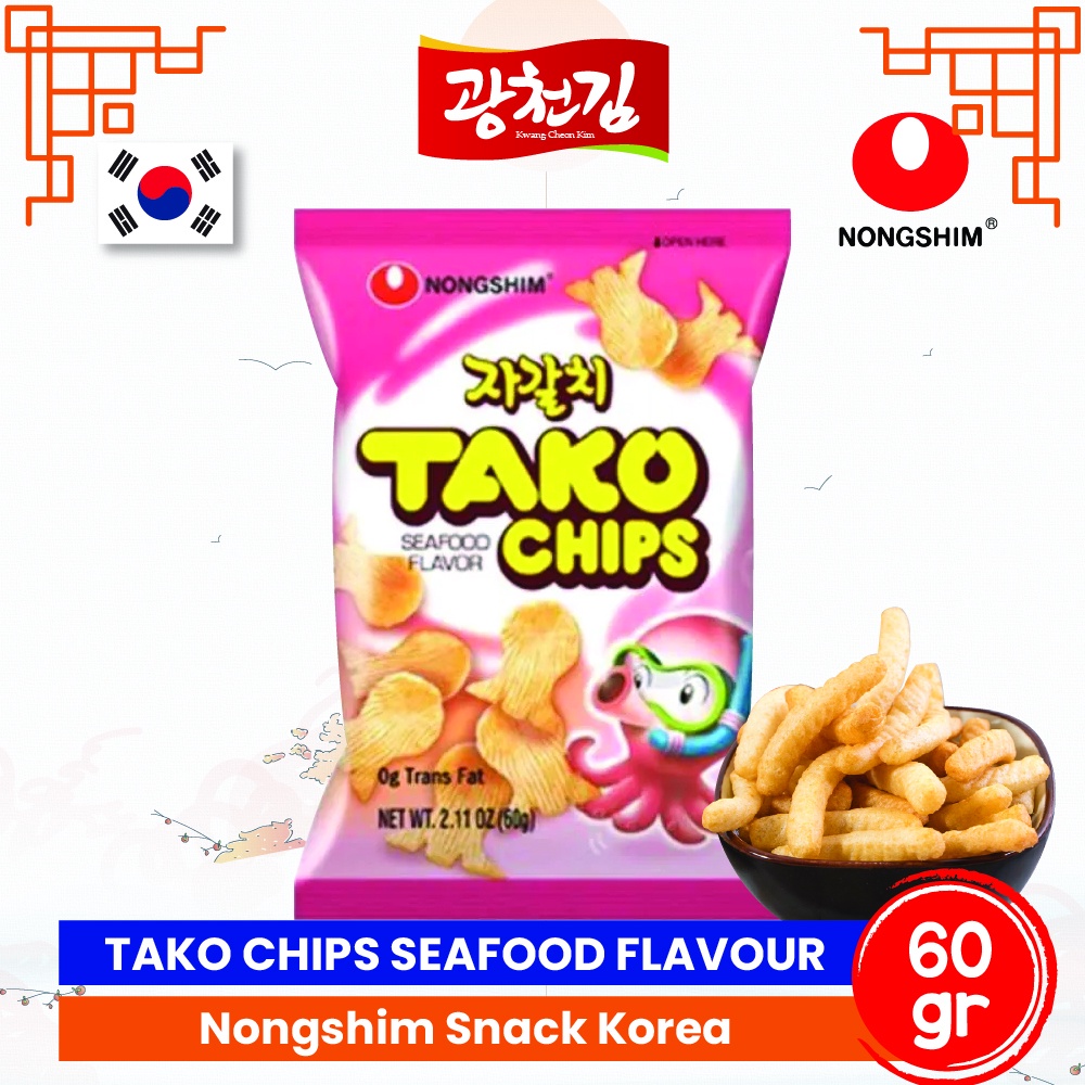 

KC. Nongshim Tako Chips Seafood Flavor 60g