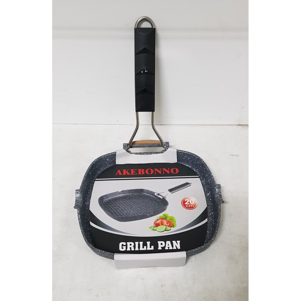 Alat Panggang Grill Pan Lipat Akebono 20cm