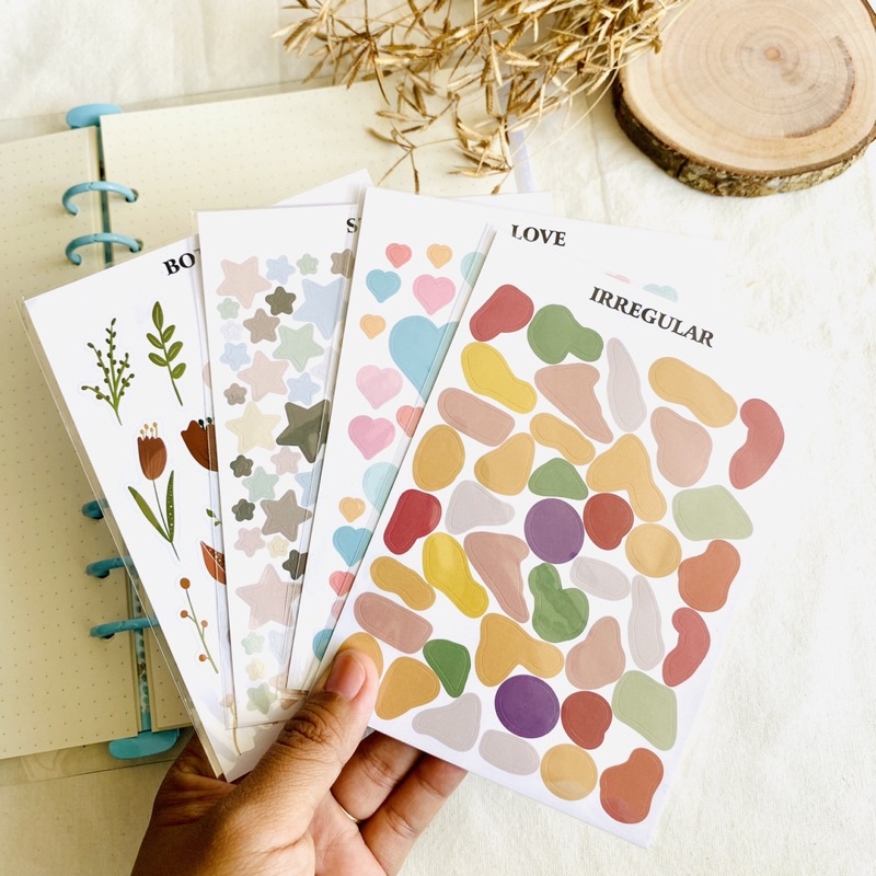 

Sticker kertas untuk hias Scrapbook Journal diary