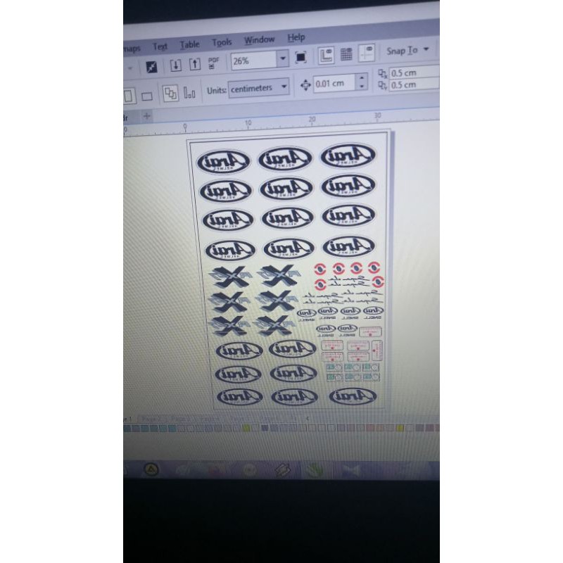 

5 lembar set logo arai bonus 2 lembar