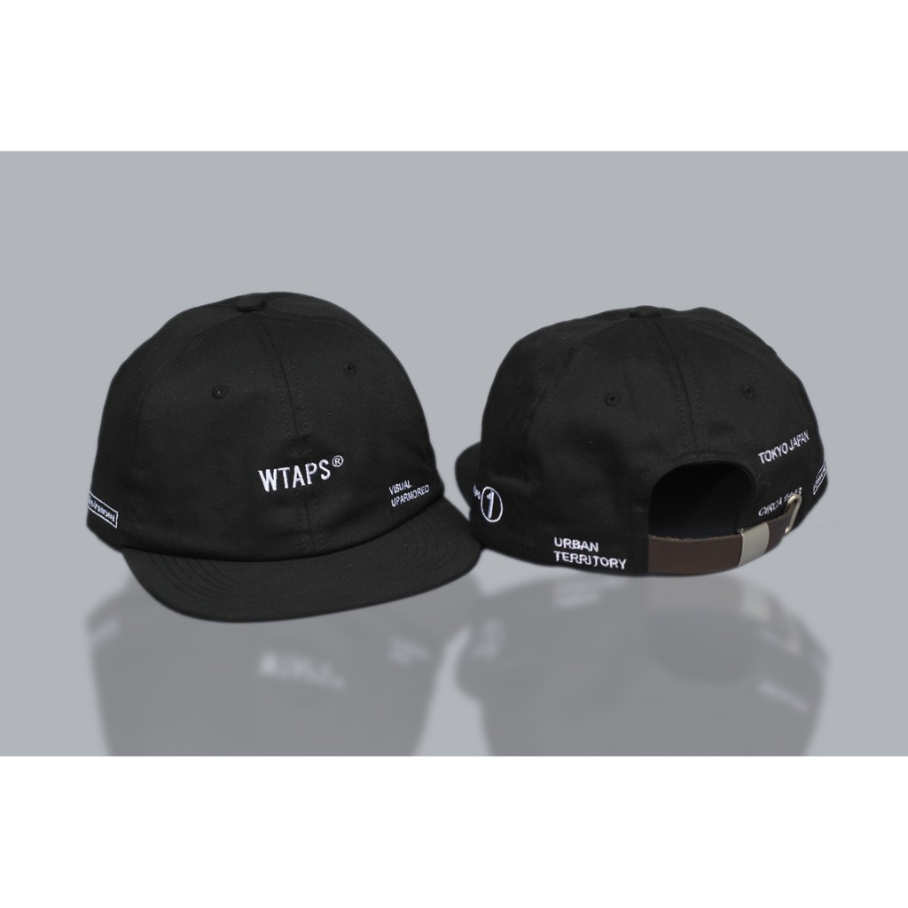 Topi Strapback WTAPS T-6 TUSSAH Cap 6 Panel Full Tag Hight Quality Import