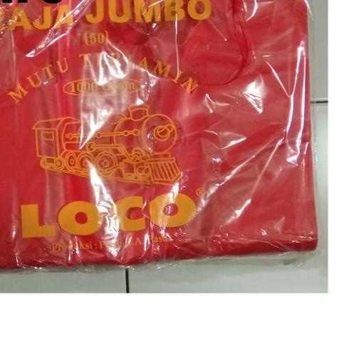 

Kantong Palstik Loco Merah Raja Jumbo ukuran 50x75