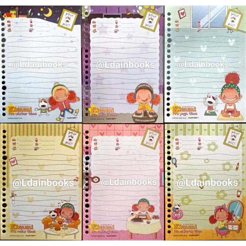 

WAJIB BACA DESKRIPSI PRODUK! Isi Binder Harvest A5 Everyday Jimmi Lengkap