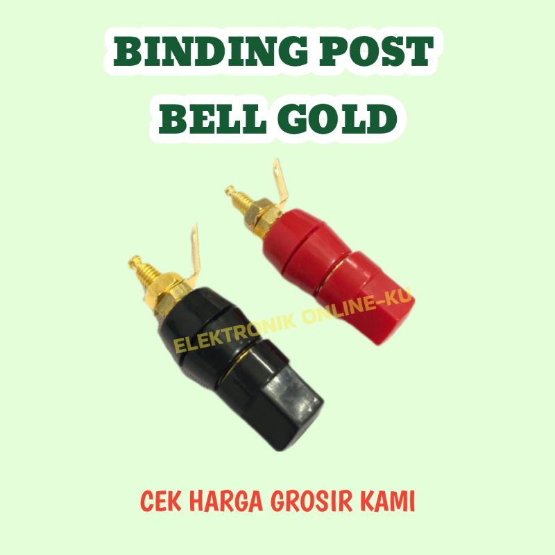 BINDING POST BELL GOLD