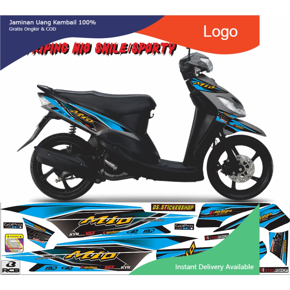 cod striping motr striping mio sporty 2010 striping variasi