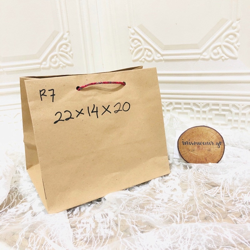 

PAPERBAG / TAS KERTAS / R7 / TAS SONGGONG 22x14x20