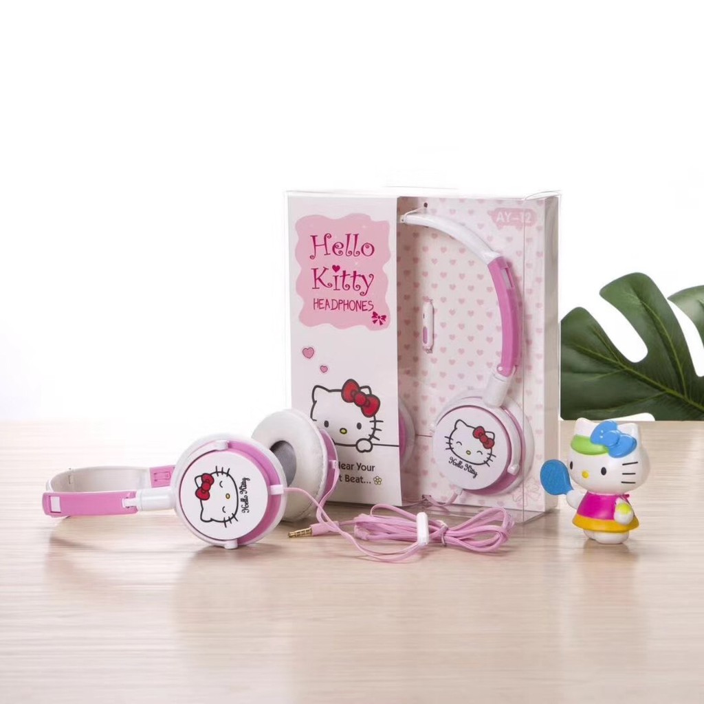 HeadSet Headphone Microphone Hello Kitty Doraemon