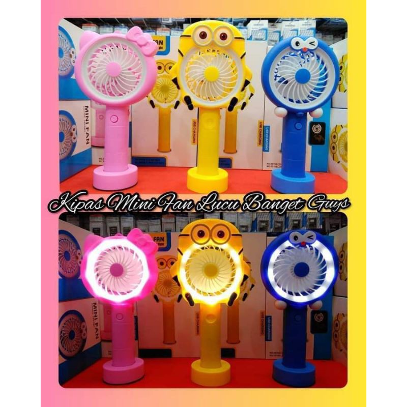 Kipas mini Kipas karakter kipas lampu